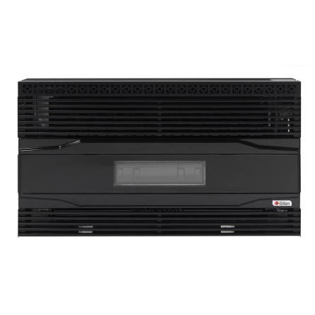 გაზის გამათბობელი GILAN GDS-701-C ZEBRA BLACK GLASS