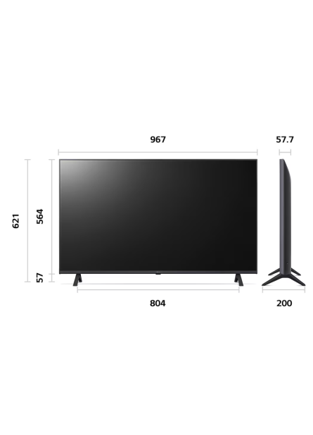 ტელევიზორი LG 43UR78006LK.AMCE 43"