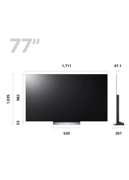 ტელევიზორი LG OLED77C36LC.AMCE 77"