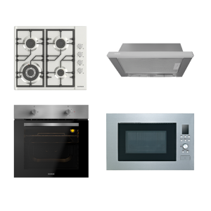 SILVERLINE AS5470X01 / SILVERLINE HA6501X01 / ALNEO 9023 INOX / SILVERLINE 1350 INOX